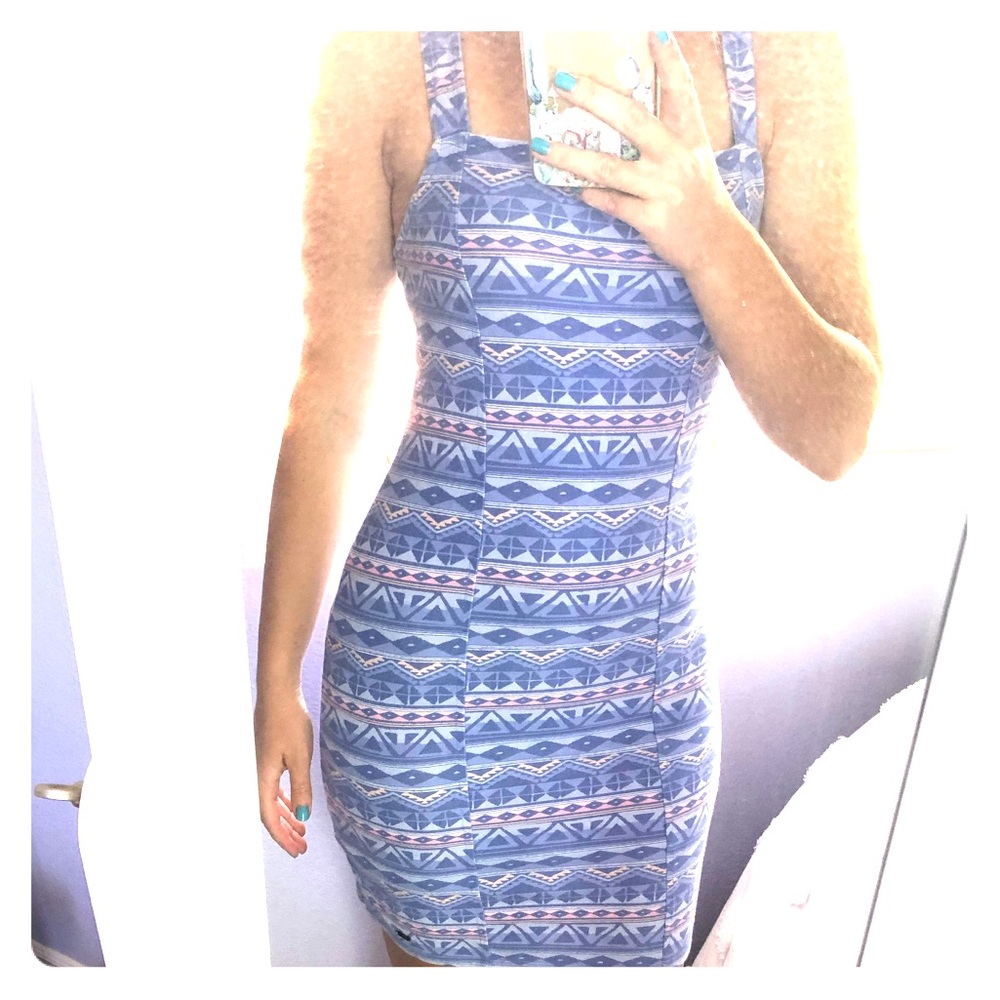 Tribal/ boho bodycon dress